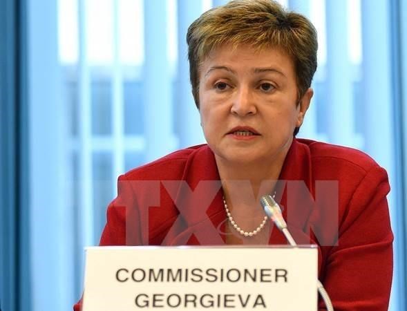 Tổng Giám đốc Quỹ Tiền tệ Quốc tế Kristalina Georgieva. Ảnh: AFP/TTXVN