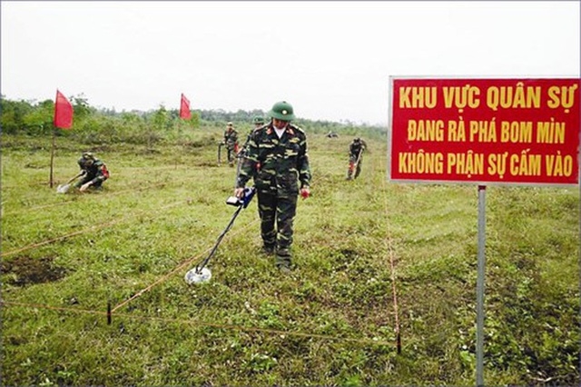 Nâng chế độ bồi dưỡng với người trực tiếp khảo sát, rà phá bom, mìn, vật nổ sau chiến tranh từ ngày 1/12/2024.