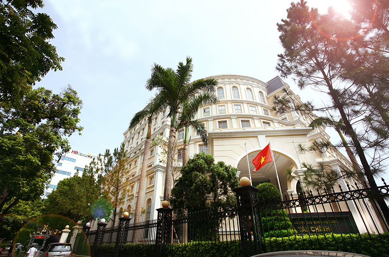 Trụ sở Bộ tài chính. (Ảnh: Lê Tiên)