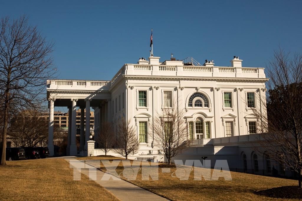 Nhà Trắng tại Washington, D.C., Mỹ. (Ảnh: THX/TTXVN)