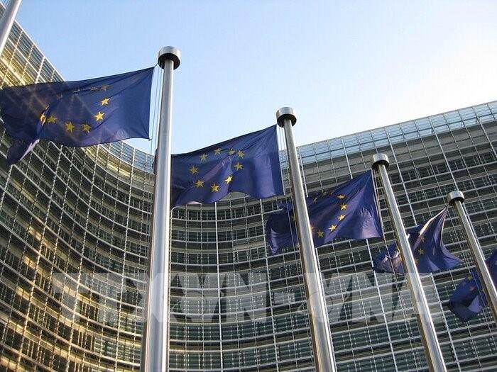 Trụ sở Ủy ban châu Âu (EC) ở Brussels, Bỉ. (Ảnh: IRNA/TTXVN)
