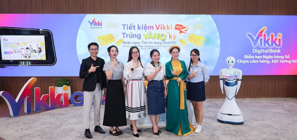 Chương trình “Tiết kiệm Vikki - Trúng vàng ký” được đông đảo khách hàng đón nhận.