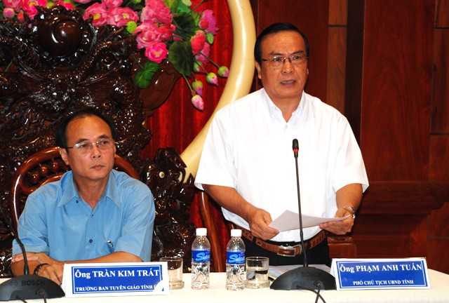 Ông Phạm Anh Tuấn - Phó Chủ tịch UBND tỉnh Tiền Giang thừa nhận có một phần trách nhiệm của địa phương đối với BOT Cai Lậy.