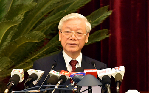 Tổng Bí thư Nguyễn Phú Trọng chủ trị Hội nghị lần thứ 11 BCH Trung ương khóa XI