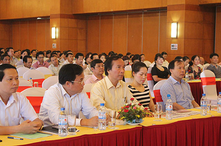 Đông đảo doanh nghiệp tham gia Hội nghị hội nhập kinh tế quốc tế (Ảnh: Báo Thái Bình)