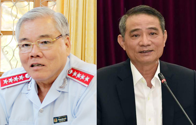 Quốc hội sẽ xem xét miễn nhiệm Tổng Thanh tra Chính phủ Phan Văn Sáu vừa có đơn từ nhiệm (trái) và Bộ trưởng Bộ Giao thông vận tải Trương Quang Nghĩa đã được phân công làm Bí thư Thành ủy Đà Nẵng
