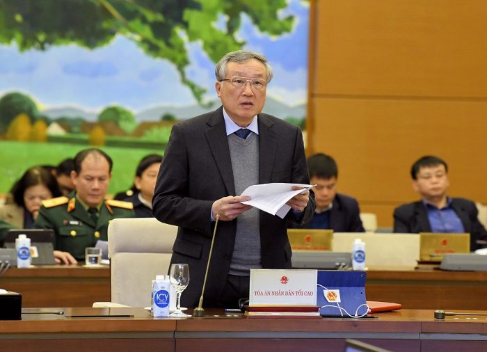 Chánh án Tòa án Nhân dân Tối cao Nguyễn Hòa Bình