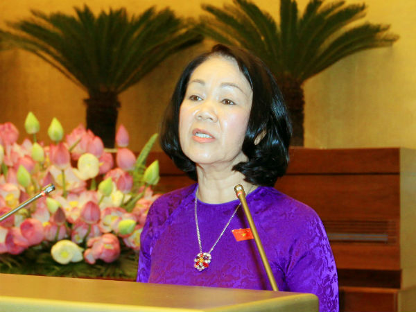 Bà Trương Thị Mai, Chủ nhiệm ủy ban Các vấn đề xã hội của Quốc hội