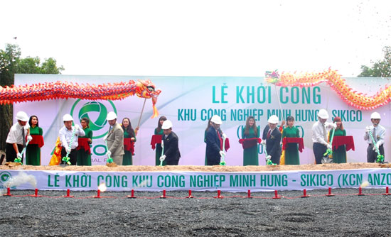 Lễ khởi công Khu công nghiệp Minh Hưng - Sikico