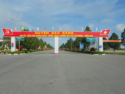 Huyện Bàu Bàng, tỉnh Bình Dương