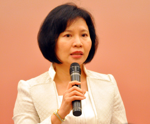 Bà Hồ Thị Kim Thoa, Thứ trưởng Bộ Công Thương (Ảnh: VnExpress.net)
