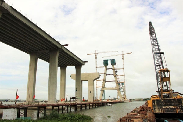 Cầu Vàm Cống, thuộc Dự án Đầu tư xây dựng tuyến Lộ Tẻ - Rạch Sỏi (Ảnh: Báo Giao thông)