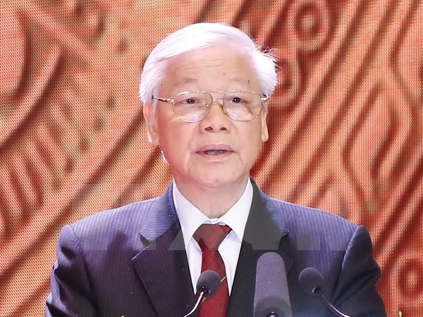Tổng Bí thư Nguyễn Phú Trọng (Ảnh: Doãn Tấn/TTXVN)