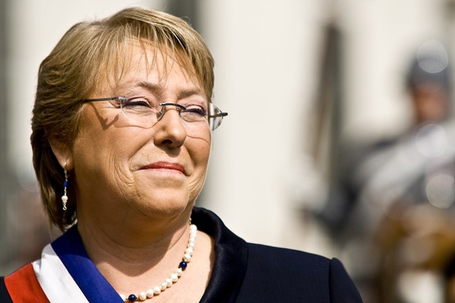 Bà Michelle Bachelet Jeria, Tổng thống nước Cộng hòa Chile (Nguồn: seriousfacts.com)