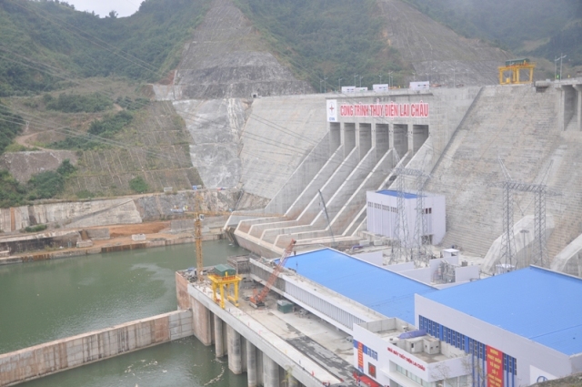 Nhà máy thủy điện Lai Châu (Ảnh: dantri.com.vn)
