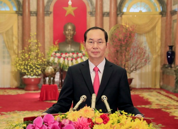 Chủ tịch nước Trần Đại Quang (Ảnh: Nhan Sáng/TTXVN)