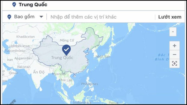 Facebook đã xóa Trường Sa và Hoàng Sa khỏi bản đồ Trung Quốc