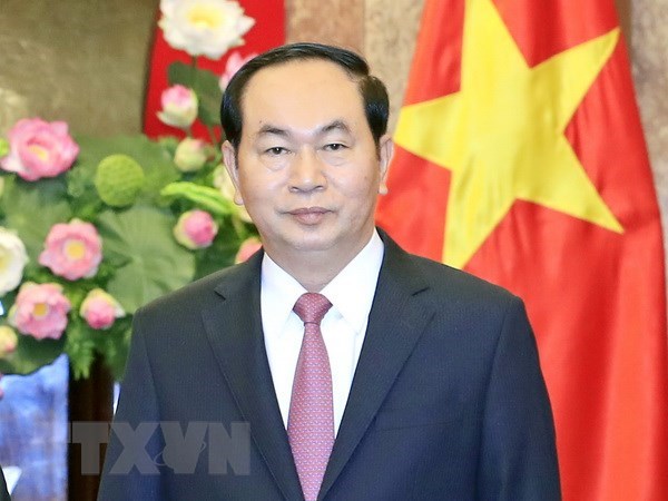 Chủ tịch nước Trần Đại Quang (Ảnh: Nhan Sáng/TTXVN)