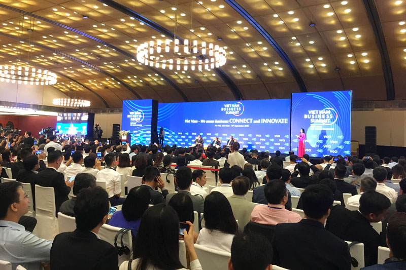 Hội nghị Thượng đỉnh Kinh doanh Việt Nam diễn ra chiều 13/9 tại Hà Nội