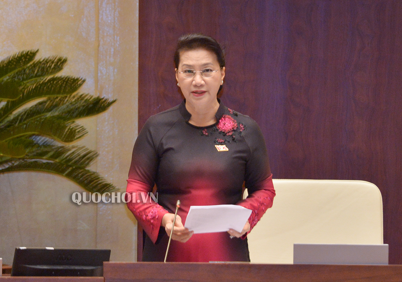 Chủ tịch Quốc hội Nguyễn Thị Kim Ngân (Ảnh: Quốc hội)