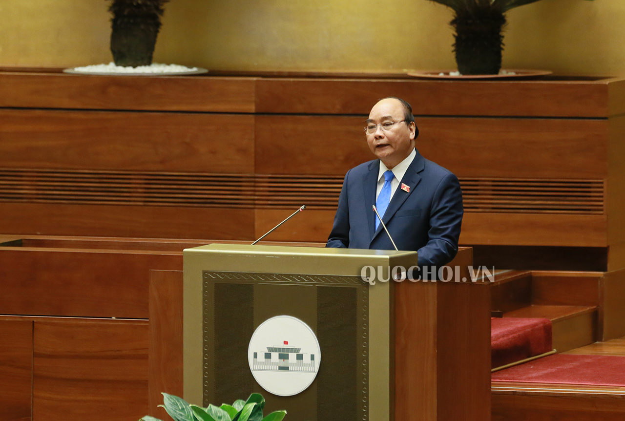 Thủ tướng Nguyễn Xuân Phúc trả lời chất vấn của các đại biểu Quốc hội