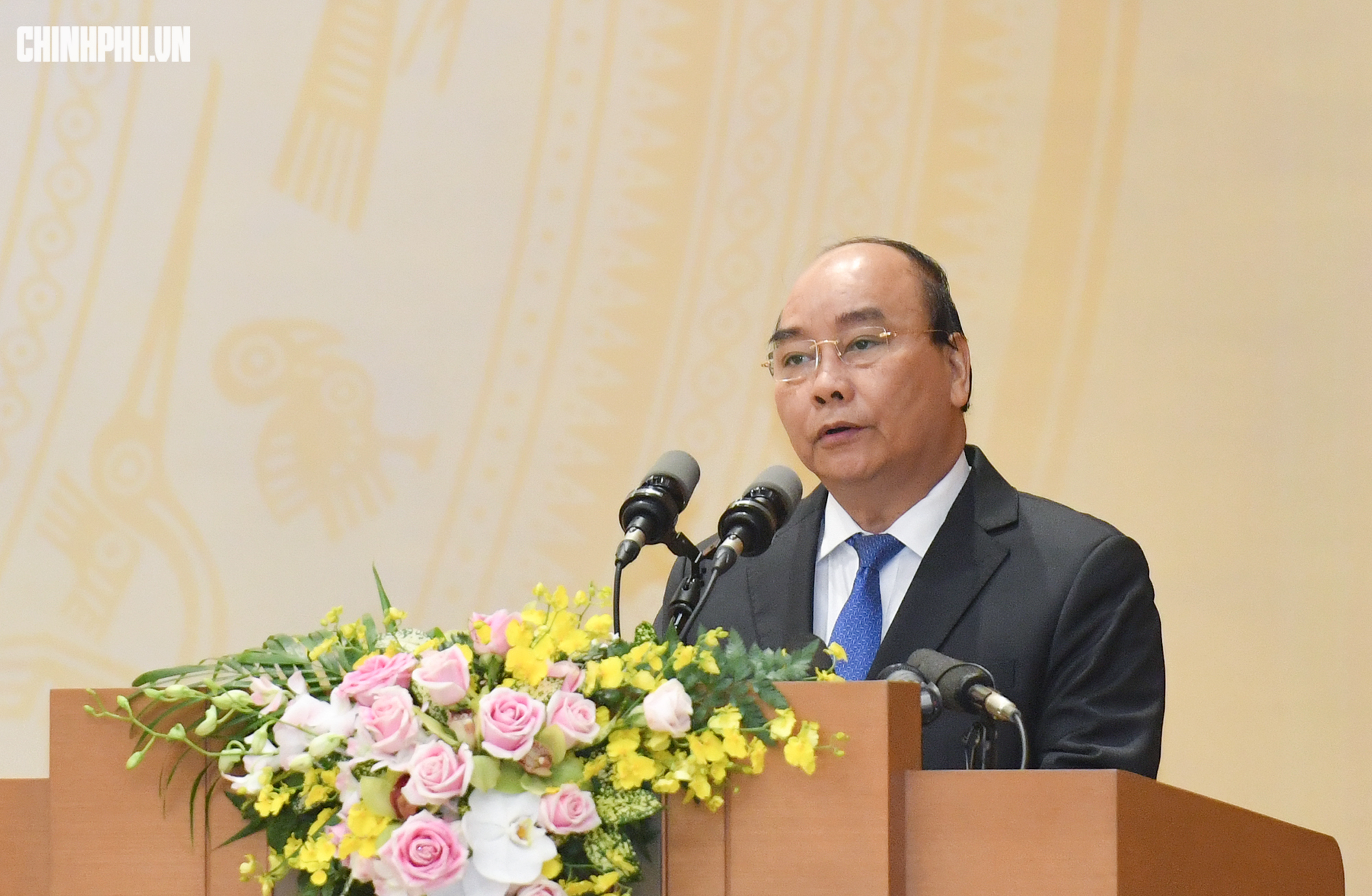 Thủ tướng Nguyễn Xuân Phúc phát biểu tại Hội nghị (Ảnh: VGP)
