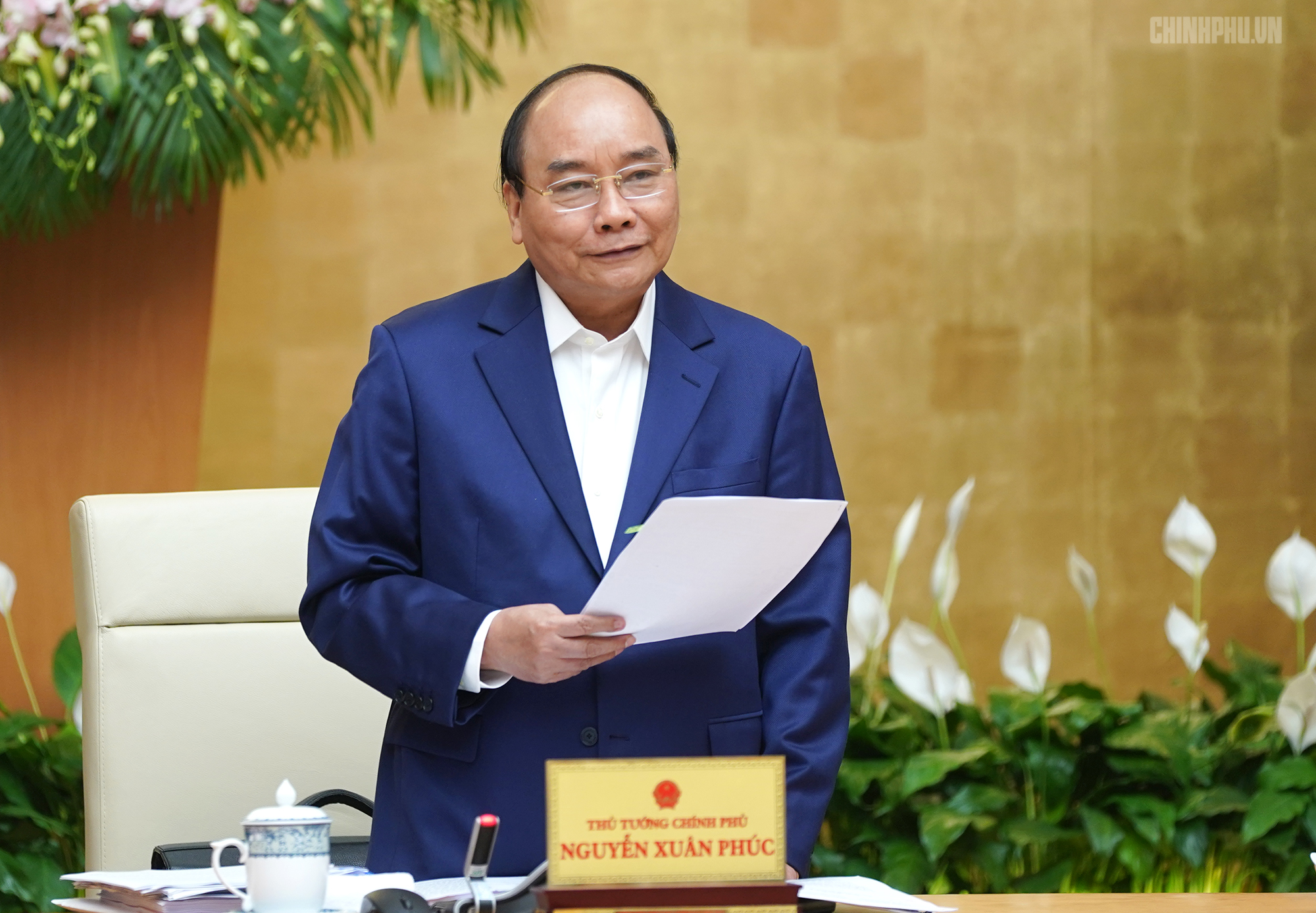 Thủ tướng chủ trì phiên họp Chính phủ tháng 3/2019 (Ảnh: VGP/Quang Hiếu)
