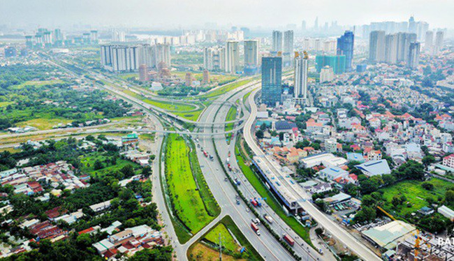 Thành phố Hồ Chí Minh nhìn từ trên cao