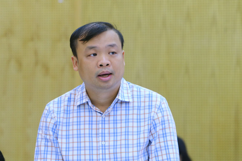 Phó Cục trưởng Cục Phát triển doanh nghiệp Nguyễn Hoa Cương (Ảnh: Đức Thanh)