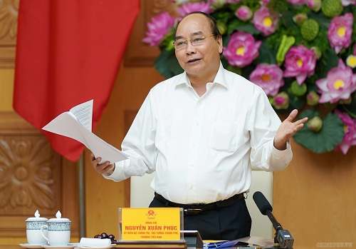 Thủ tướng Nguyễn Xuân Phúc chủ trì cuộc họp Tiểu ban kinh tế - Xã hội