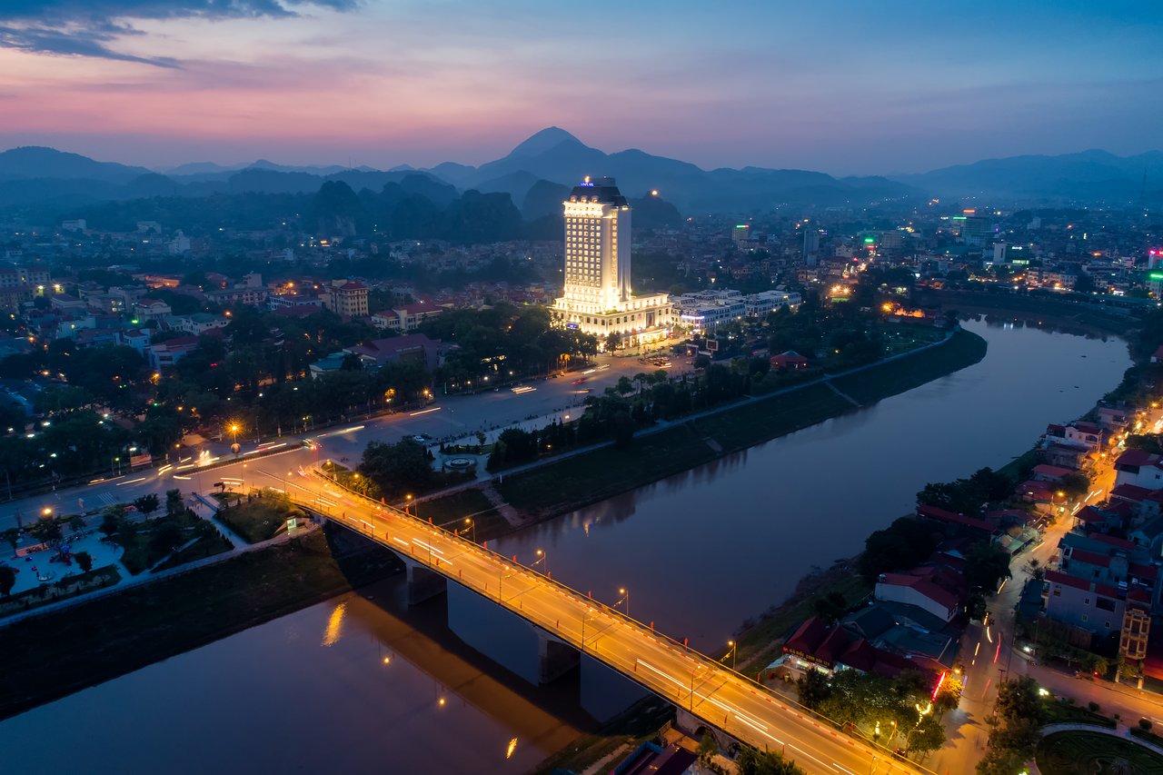 Thành phố Lạng Sơn nhìn từ trên cao