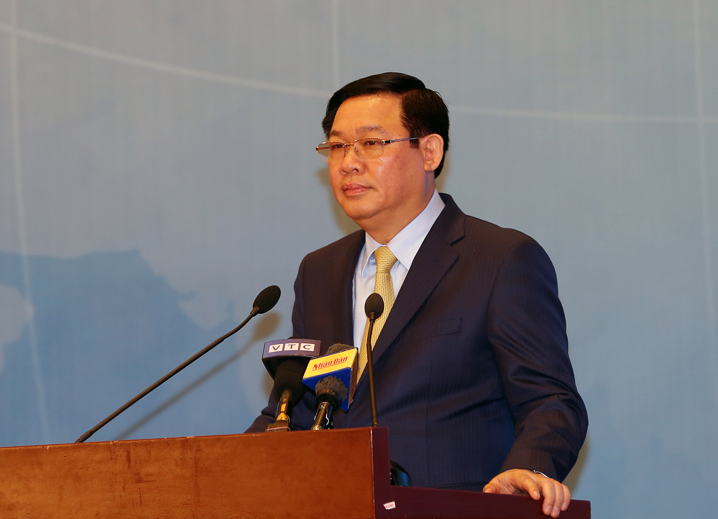 Phó Thủ tướng Vương Đình Huệ phát biểu tại Diễn đàn (Ảnh: VGP)