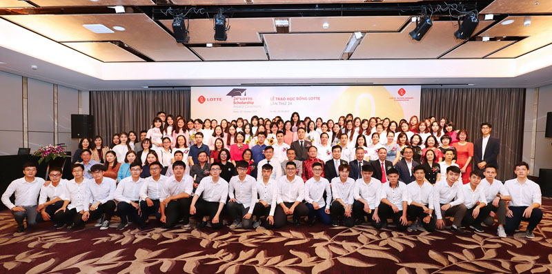 Lễ trao học bổng Lotte Foundation lần thứ 24