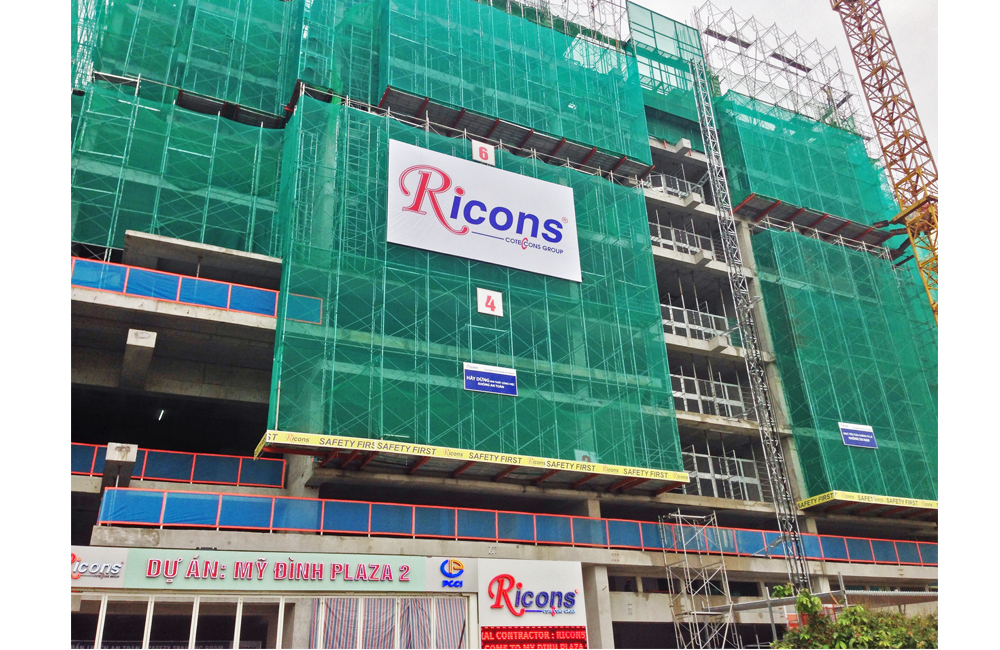 Ricons luôn quảng bá là thành viên của Coteccons Group