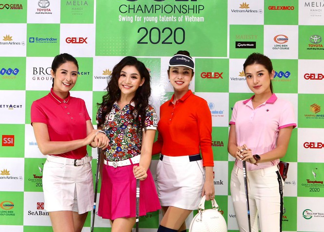 Các người đẹp sẽ tham gia tranh tài tại Tiền Phong Golf Championship 2020