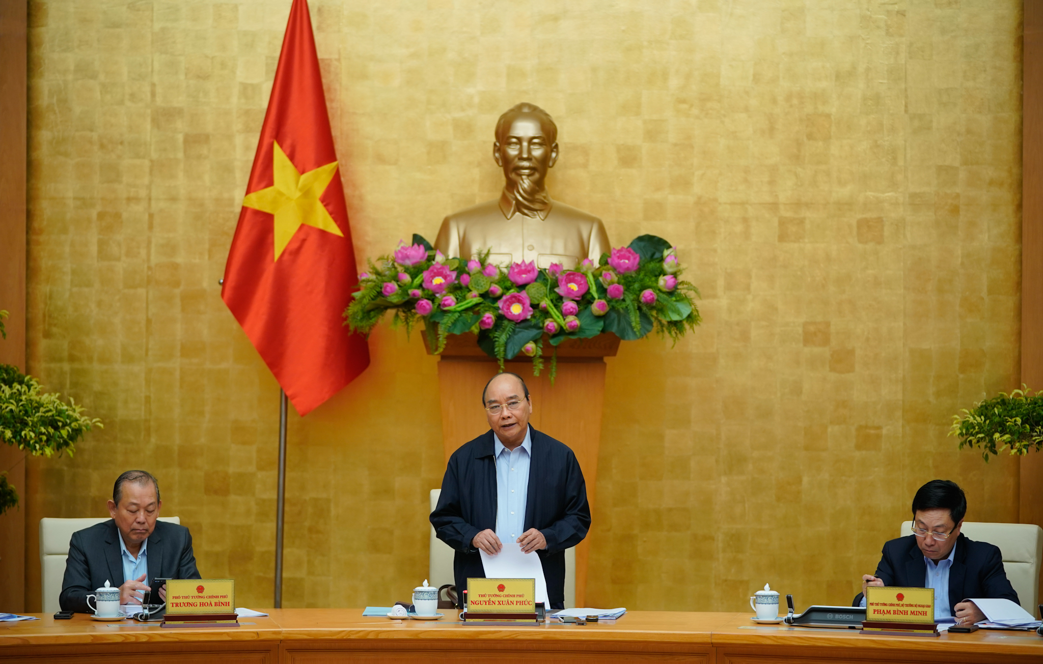 Thủ tướng Chính phủ Nguyễn Xuân Phúc chủ trì cuộc họp về 