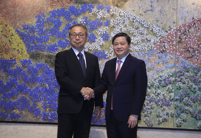 Đại sứ Yamada Takio và Chủ tịch HĐQT VietinBank Lê Đức Thọ