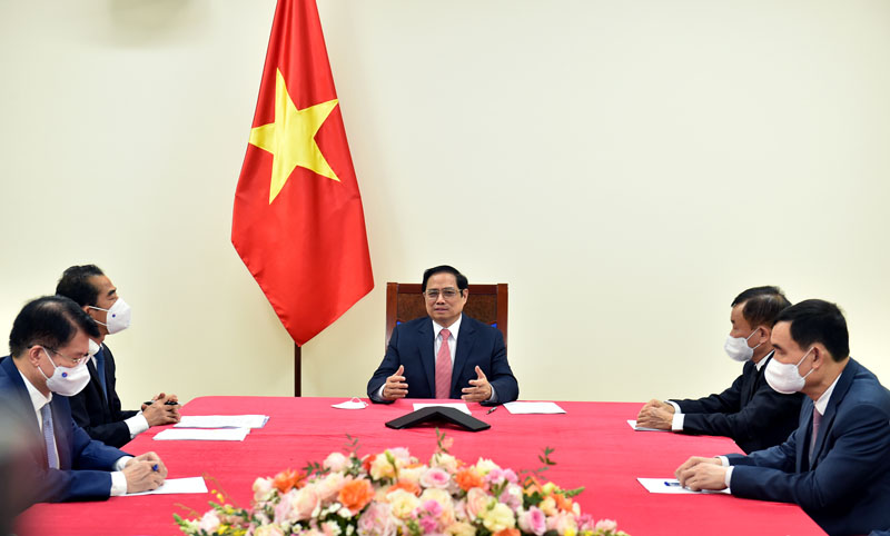 Thủ tướng Phạm Minh Chính điện đàm với Thủ tướng Séc