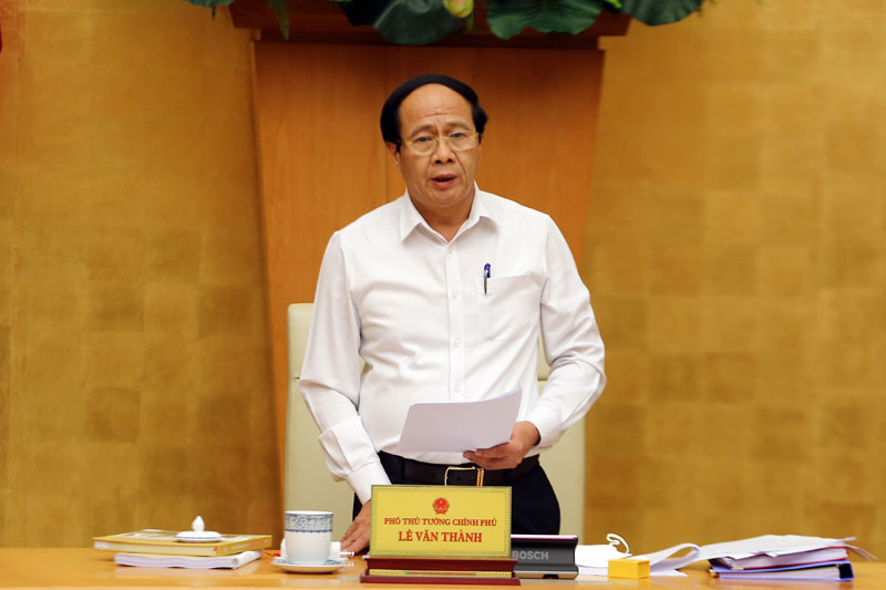 Phó Thủ tướng Lê Văn Thành được Thủ tướng giao làm Chủ tịch Hội đồng thẩm định Quy hoạch sử dụng đất quốc gia