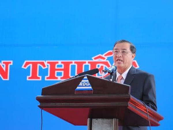 Ông Nguyễn Ngọc, Phó Chủ tịch thường trực UBND tỉnh Bình Thuận phát biểu