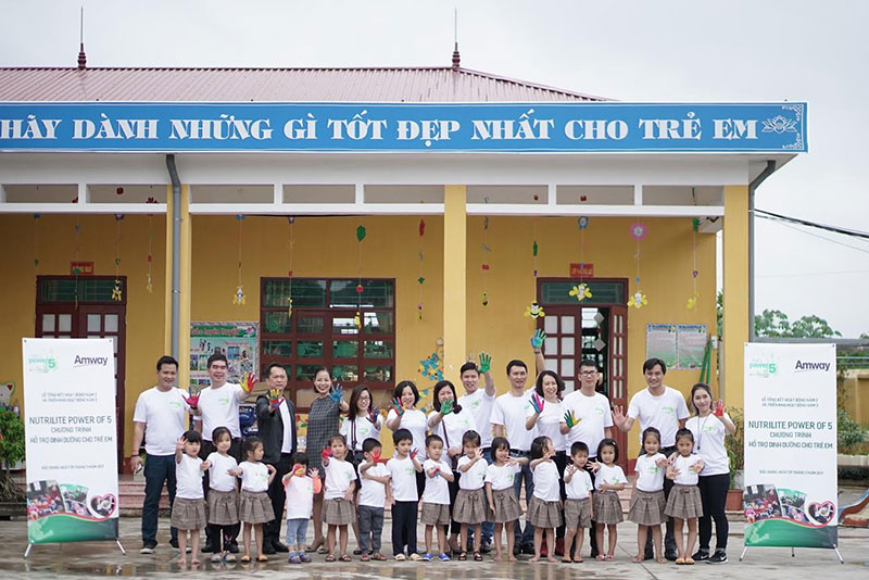Một hoạt động của Amway Việt Nam trong năm 2017