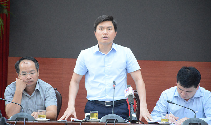 Ông Lê Tuấn Định, Phó giám đốc Sở Tài nguyên Môi trường Hà Nội