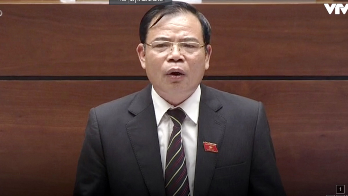 Bộ trưởng Nguyễn Xuân Cường mở màn phiên chất vấn sáng nay