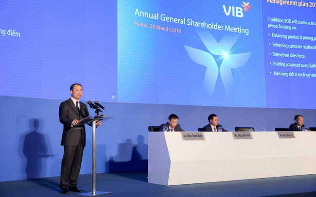 VIB dự kiến sẽ bán cổ phiếu quỹ hậm nhất quý IV/2018
