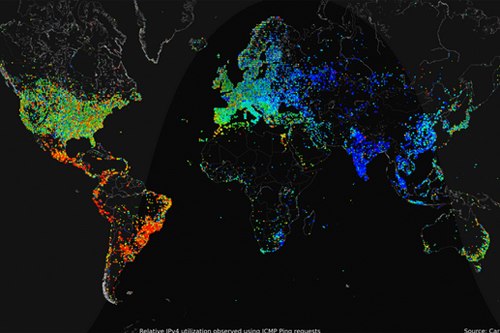 420.000 máy tính bị hack để tạo bản đồ thế giới về Internet
