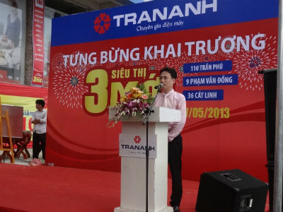 Trần Anh đồng loạt khai trương 3 siêu thị mới