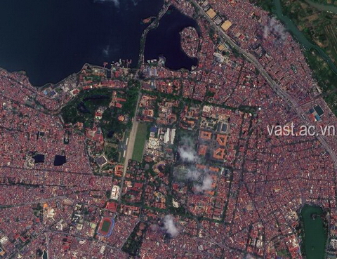 Thêm hình ảnh về Việt Nam từ vệ tinh VNREDSat-1