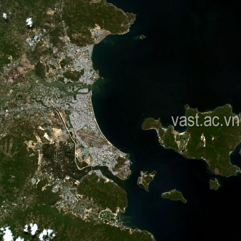 Thêm hình ảnh về Việt Nam từ vệ tinh VNREDSat-1