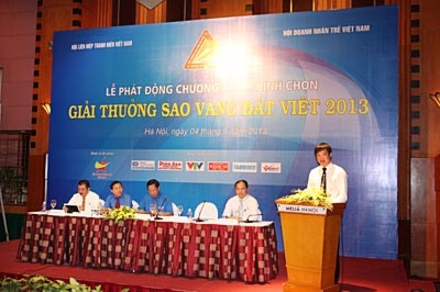 Khởi động Giải thưởng Sao Vàng đất Việt 2013