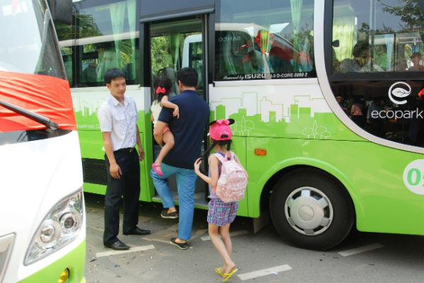 Vihajico khai trương tuyến bus đi Ecopark